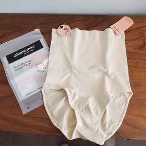 NWT Shapermint All Day Every Day High-Waisted Shaper Panty - Beige / XL
